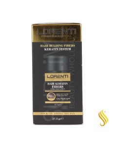 Lorenti Hair Keratin Fibers 27.5Gr Medium Brown